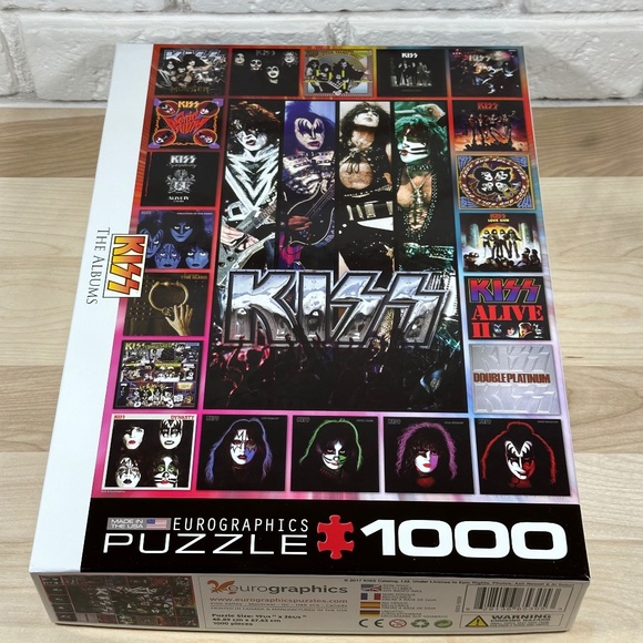 Kiss: the Albums Jigsaw Puzzle 1000-Piece by Eurographics - Picture 1 of 3